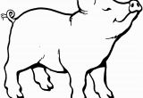 Pig Printable Coloring Pages Pig Smells something Coloring Page