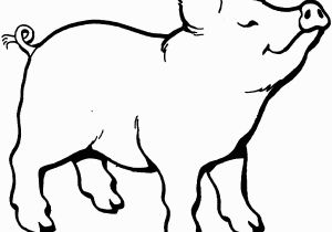 Pig Printable Coloring Pages Pig Smells something Coloring Page