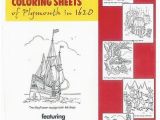 Pilgrim and Indian Coloring Pages Historical Coloring Sheets Of Plymouth In 1620 Historical