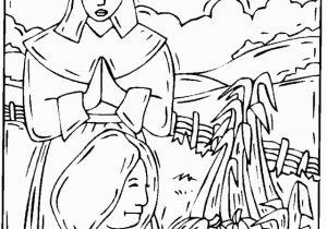 Pilgrim and Indian Coloring Pages Native American Coloring Pages for Adults Thanksgiving