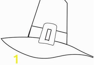 Pilgrim Hat Coloring Page Printable Thanksgiving Coloring Pages Pilgrim Hat Via