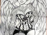 Pin Up Girl Coloring Pages for Adults Victoria S Secret Model Mercy by Muglo On Deviantart In