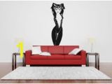 Pin Up Girl Wall Mural Vinyl Sticker Mural Decal Wall Art Decor Poster Pin Up Girl