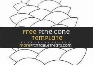 Pine Cone Coloring Page Free Pine Cone Template