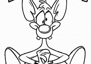 Pinky and the Brain Coloring Pages Cool Animaniacs Volume Pinky the Brain Coloring Page