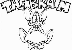 Pinky and the Brain Coloring Pages Fun Pinky and the Brain Coloring Page for Kids