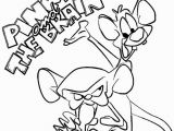Pinky and the Brain Coloring Pages Happy Pinky and the Brain Coloring Page Enjoy