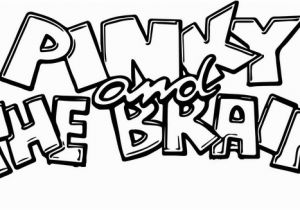 Pinky and the Brain Coloring Pages Pinky and the Brain Clipart Drawing