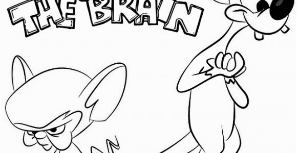 Pinky and the Brain Coloring Pages Pinky and the Brain Kids Wb Coloring Page