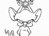 Pinky and the Brain Coloring Pages Pinky and the Brain Posing Colouring Page