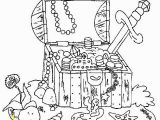 Pirate Coloring Pages for Kids Printable Pirate Treasure Chest Piraten