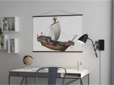 Pirate Ship Wall Mural Pirate Ship Trendy Poster Wall