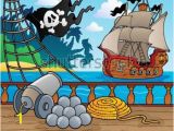 Pirate Ship Wall Mural Pirate theme Backdrop Google Search Pirates