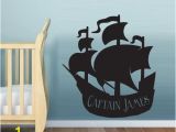 Pirate Ship Wall Mural Wall Decal Vinyl Decal Sticker Nursery Kids Baby Ship Ocean