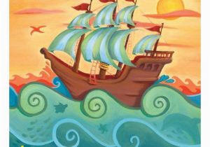 Pirate Ship Wall Murals Pirate Ship Canvas Art Canvas Ideas