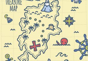 Pirate Wall Murals Uk Treasure and Adventure Map Perfect for Summer Party Kids