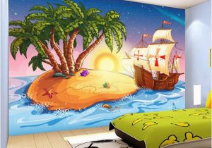 Pirate Wallpaper Murals Us $9 65 Off Custom 3d Wallpaper Cartoon Pirate Ship Mural Children S Room Kindergarten Lovely Decor Wallpaper Papel De Parede Infantil In