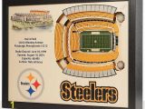 Pittsburgh Steelers Wall Murals Pittsburgh Steelers Wooden 25 Layer Stadiumview 3d Wall Art