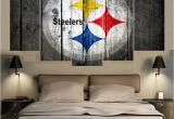 Pittsburgh Steelers Wall Murals Sport Pittsburgh Steelers Logo Print Painting Wall Art