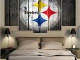 Pittsburgh Steelers Wall Murals Sport Pittsburgh Steelers Logo Print Painting Wall Art