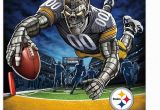 Pittsburgh Steelers Wall Murals Trends International Nfl Pittsburgh Steelers End Zone Mount Wall Poster 22 375" X 34" Poster & Mount Bundle