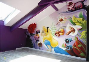 Pixar Wall Murals I M Not A Fan Of Alice In Wonderland but This Mural is Beautiful