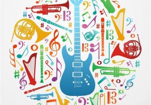 Pixers Wall Murals Reviews Love for Music Concept Illustration Background Wall Mural Vinyl