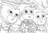 Pj Mask Cartoon Coloring Pages Pj Masks Coloring Pages