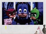 Pj Mask Wall Mural Amazon Pj Masks Gekko Catboy Owlette Adventure 3d