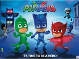 Pj Mask Wall Mural Pj Masks Hero Poster Premium Unframed