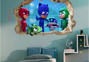 Pj Mask Wall Mural Pj Masks Wall Sticker Wall Decal Stickers Children Kids 3d Art Wall Decals 50cmx70cm Pj Masks Wall Decals Pj Masks Wall Decals