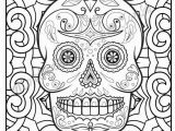 Plain Skull Coloring Pages Halloween Day Of the Dead Sugar Skull Mandala Coloring Pages Immediate Digital Download V1