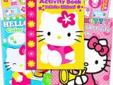 Plane Coloring Pages Hello Kitty Hello Kitty Set Of 3 Jumbo Coloring and Activity Books with Stickers for Kids Girls Boys