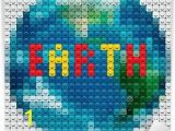 Planet Earth Wall Mural Planet Earth Outline Made From Mosaic Vector Eps10 Image