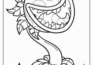 Plants Vs Zombies Coloring Pages Games Free Printable Plants Vs Zombies Chomper Coloring