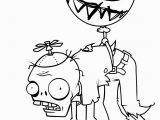 Plants Vs Zombies Coloring Pages Pdf Plants Vs Zombies Balloon Zombie Coloring Page