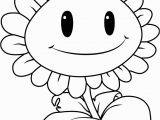 Plants Vs Zombies Sunflower Coloring Pages Coloring Pages Plants Vs Zombies 2 Sunflower Printable