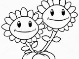 Plants Vs Zombies Sunflower Coloring Pages How to Draw Twin Sunflower Plants Vs Zombies