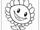 Plants Vs Zombies Sunflower Coloring Pages Pin On Games