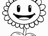 Plants Vs Zombies Sunflower Coloring Pages Planting Sunflower In Plant Vs Zombie Coloring Page