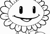 Plants Vs Zombies Sunflower Coloring Pages Plants Vs Zombies Sunflower Coloring Page