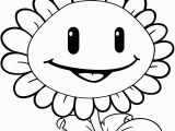 Plants Vs Zombies Sunflower Coloring Pages Plants Vs Zombies Sunflower Coloring Page