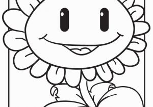 Plants Vs Zombies Sunflower Coloring Pages Zombie Fighting Sunflower Coloring Page Woo Jr Kids