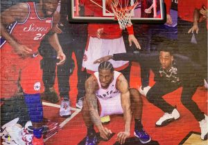 Play Ball Wall Mural Brand New Raptors Kawhi Murals to Be Unveiled Ahead Of Game