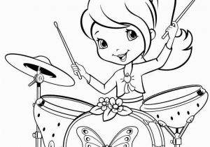 Plum Pudding Strawberry Shortcake Coloring Pages Plum Pudding Playing Drums Plum Pudding