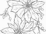 Poinsettia Coloring Page Poinsettia Line Art Christmas Card Ideas