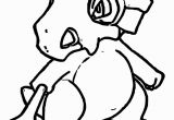 Pokemon Coloring Pages Cubone Pokemon Coloring Book for S