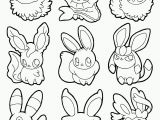 Pokemon Coloring Pages Eevee Evolutions together Pokemon Coloring Pages Eevee Evolutions to Her – From