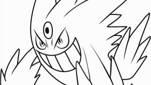 Pokemon Coloring Pages Mega Gengar Aerodactyl Pokemon Coloring Page