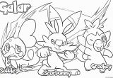 Pokemon Coloring Pages Sword and Shield Pokemon Sword Shield Starters by Gladioh Coloring Pages